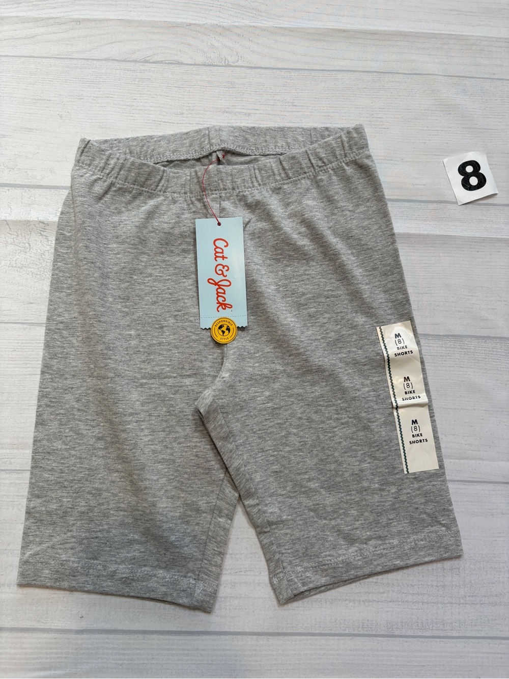 Cat & Jack Light Grey Kids' Knit Shorts